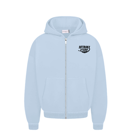 Baby Blue Zipper