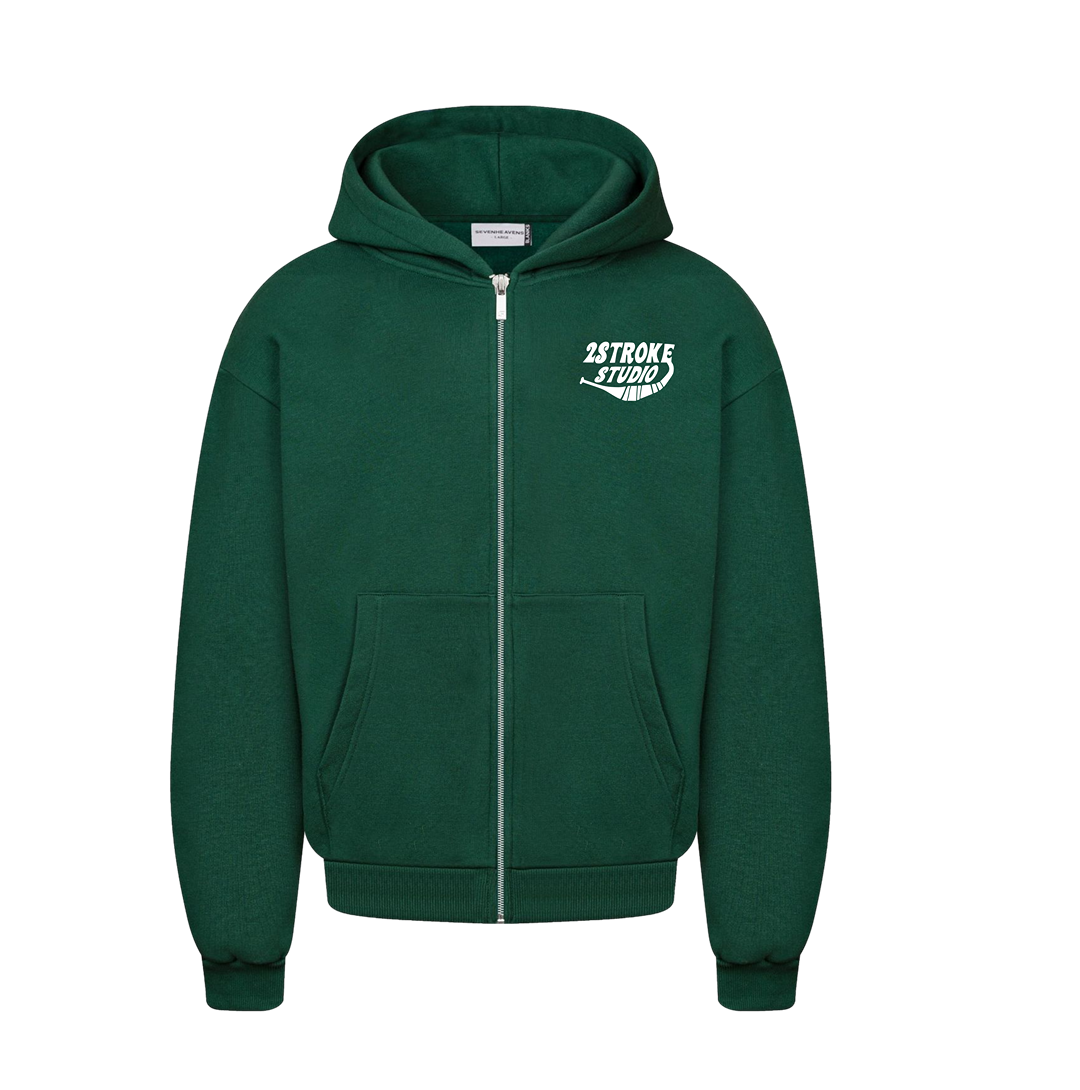 Forrest Green Zipper