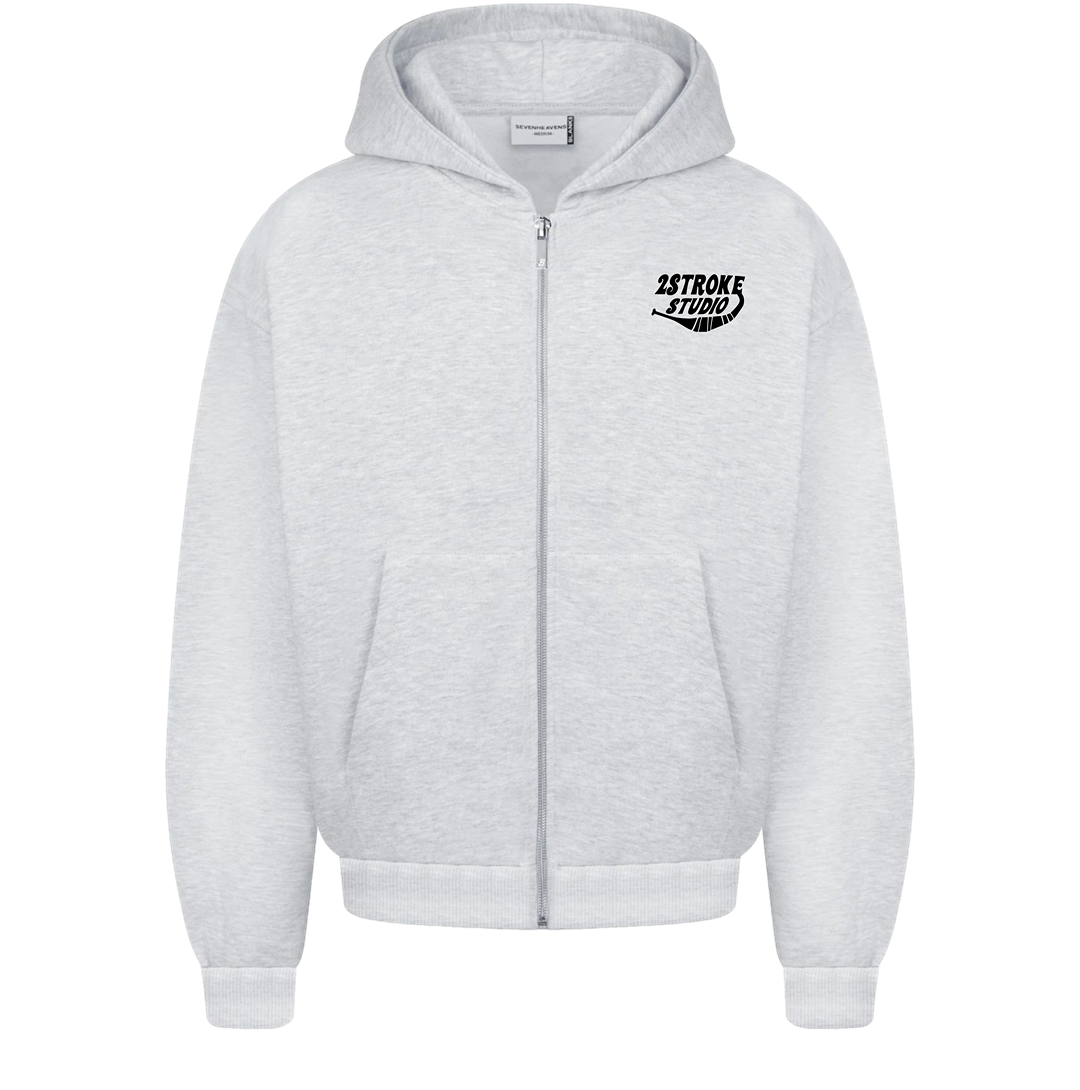 Grau Zipper