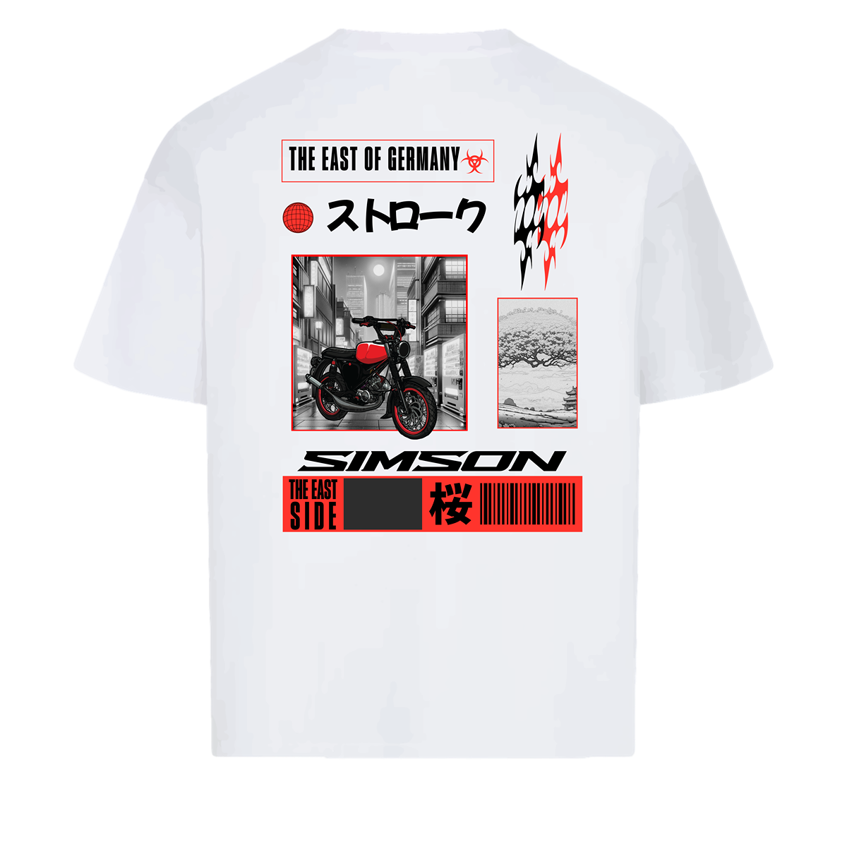 Tokio-Style/ Weiß (T-Shirt)