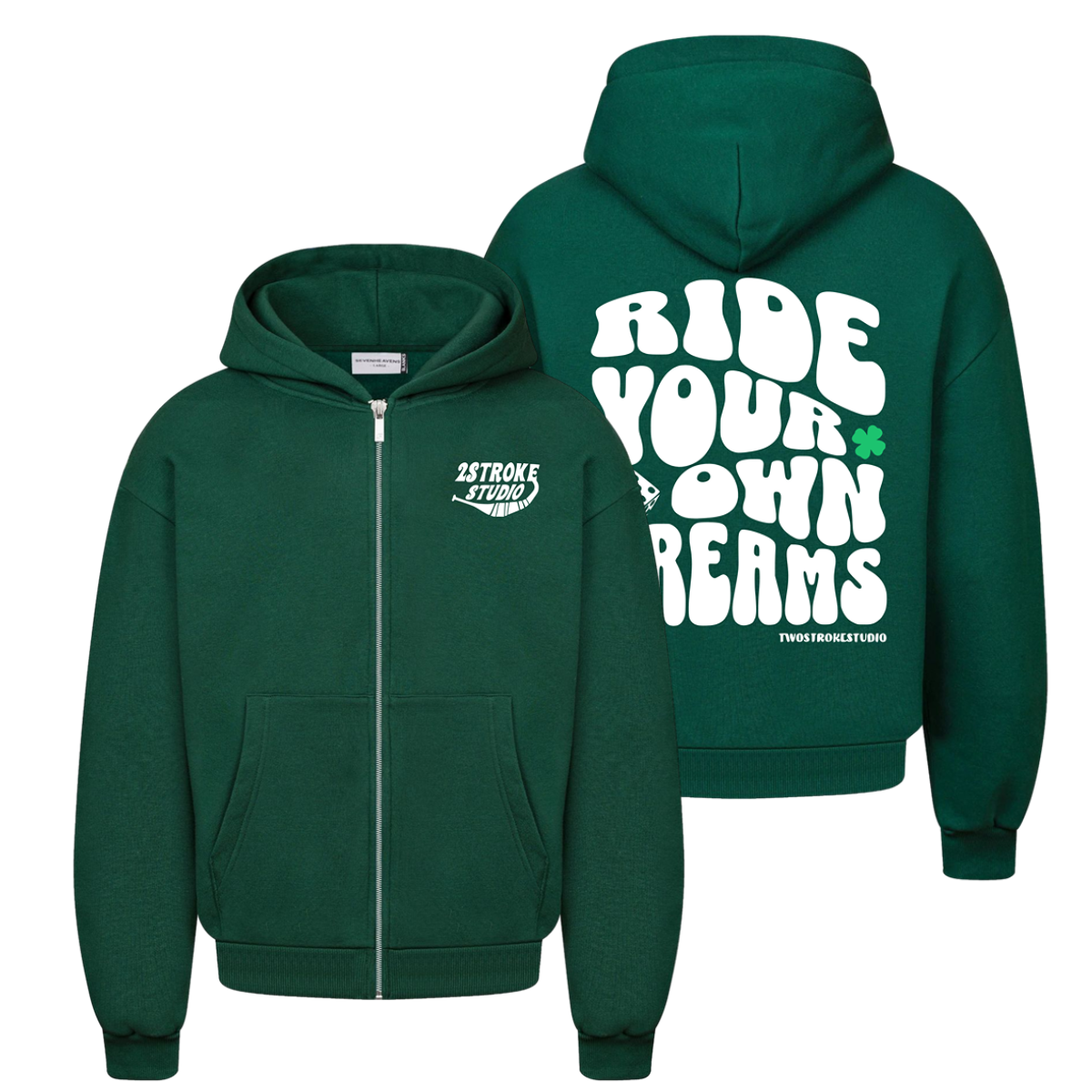 Forrest Green Zipper