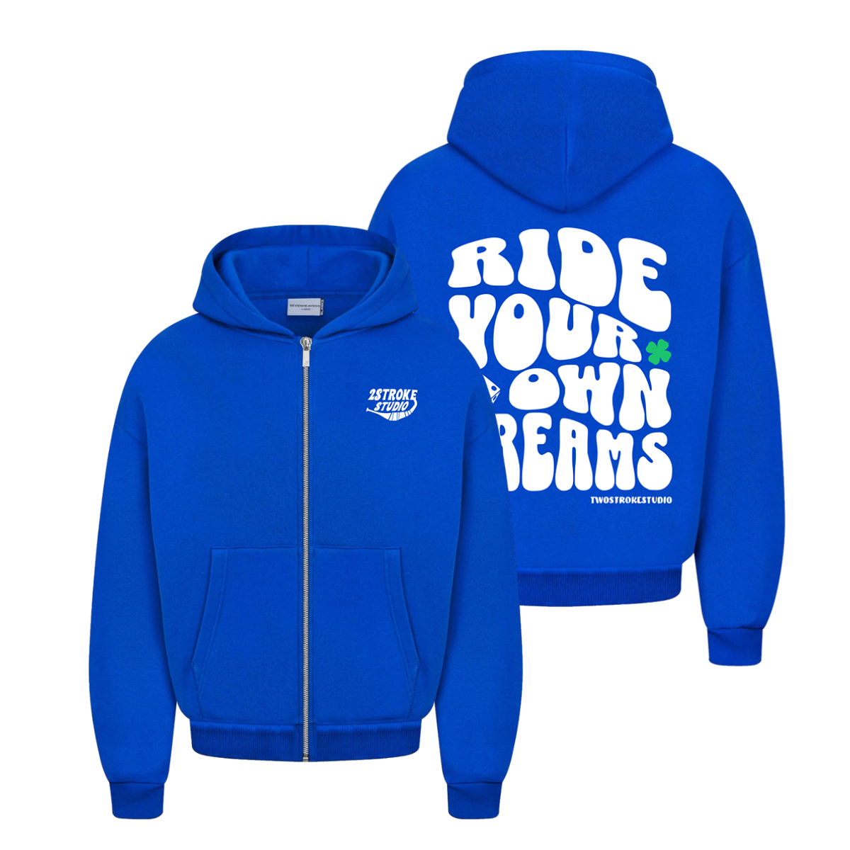 Royal Blue Zipper
