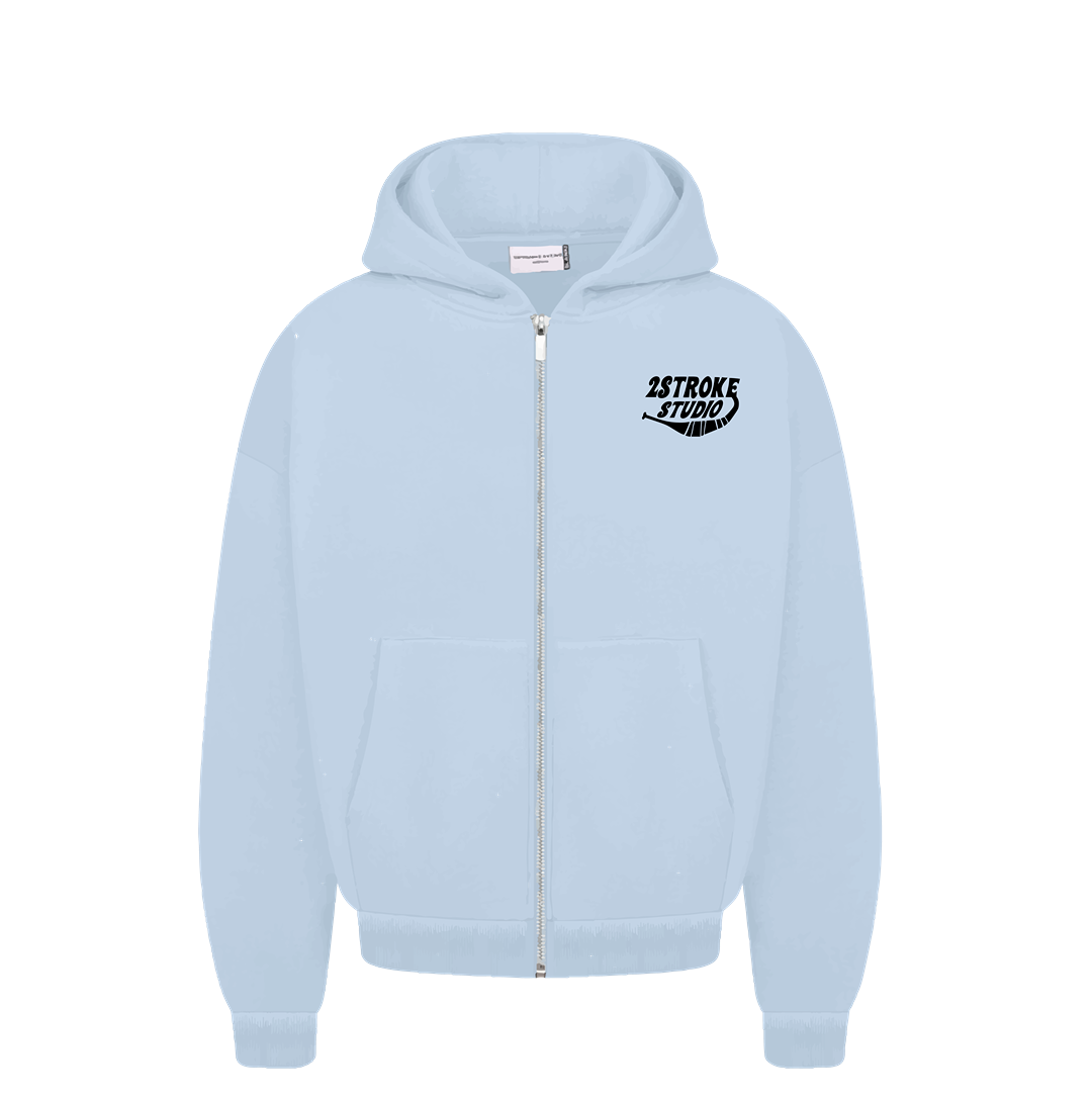 Baby Blue Zipper