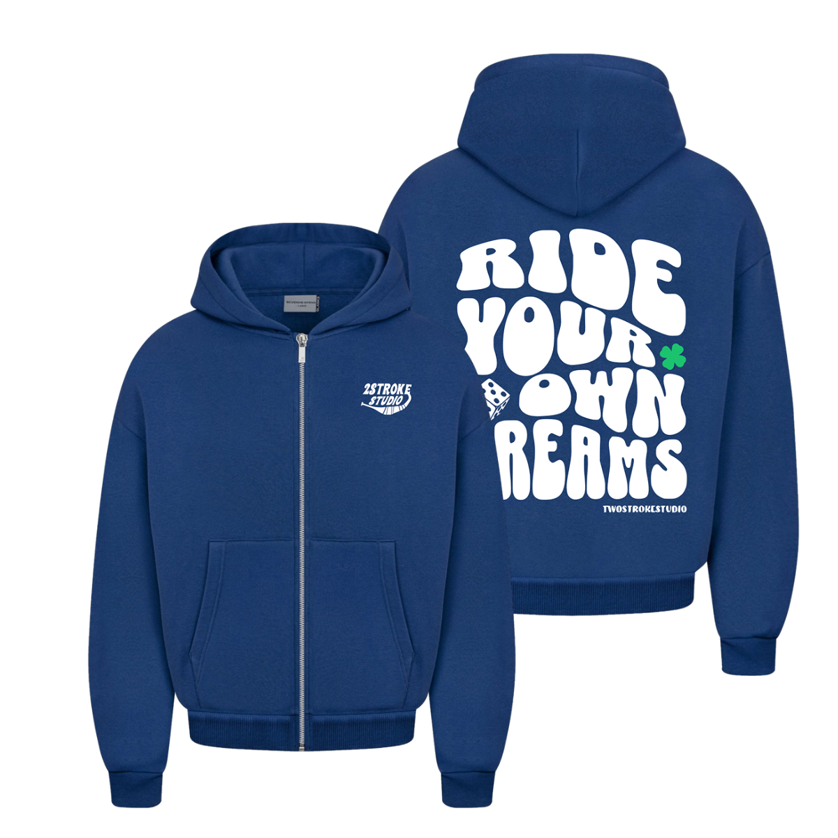 Ozean Blue Zipper